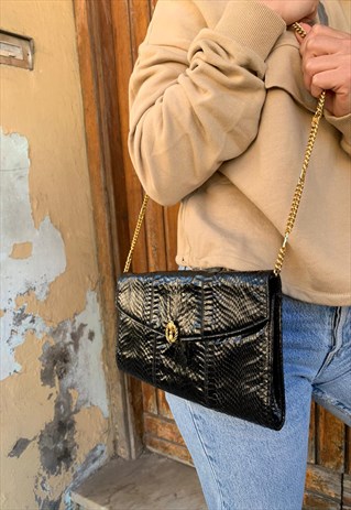 VINTAGE POCHETTE GENUINE LEATHER