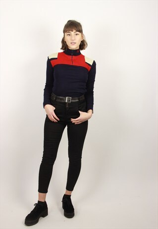 VINTAGE POLO NECK JUMPER