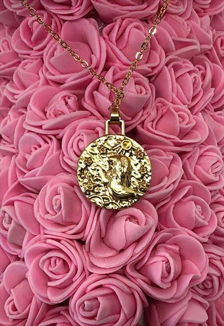 ZODIAC LEO 18K GOLD PLATED NECKLACE