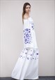 UVIA MYSTIC AURA EMBROIDERED MAXI DRESS