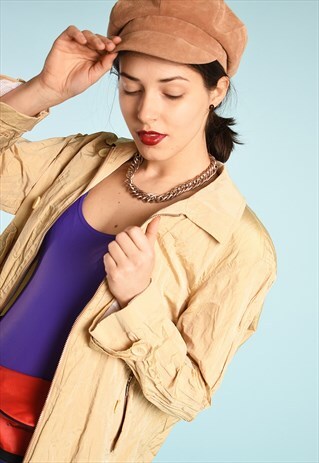 Y2K FESTIVAL NEUTRAL THIN OUTWEAR OVERSIZED JACKET