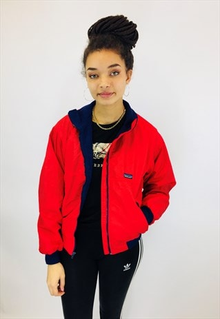 VINTAGE 80S PATAGONIA FLEECE LINED BOMBER COAT