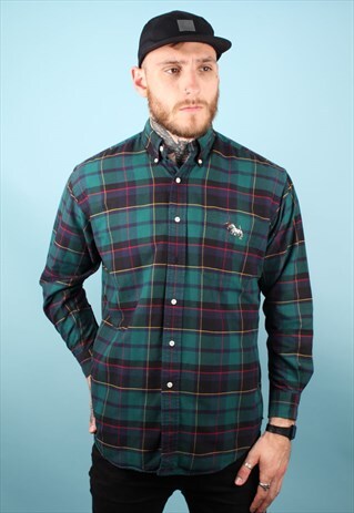 VINTAGE RARE RALPH LAUREN CHECKED SHIRT ASM1257