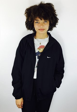 NIKE BLACK WINDBREAKER JACKET