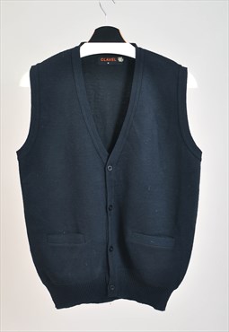 Vintage 90s vest in navy