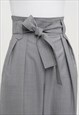 PLEATED WOOL PANTS WITH HIGH WAIST AND POCKETS