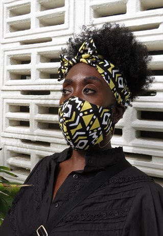 STRIKING HEADBAND & FACE COVERING SET