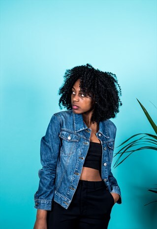 VINTAGE 1990S DENIM JACKET IN BLUE
