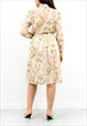 VINTAGE FLORAL SKIRT SUIT SET SUMMER COORDINATE