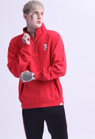 VINTAGE 90S CHAMPION 1/4 ZIP SWEATSHIRT
