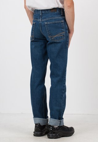 VINTAGE BLUE TWENTY FOUR SEVEN DENIM JEANS