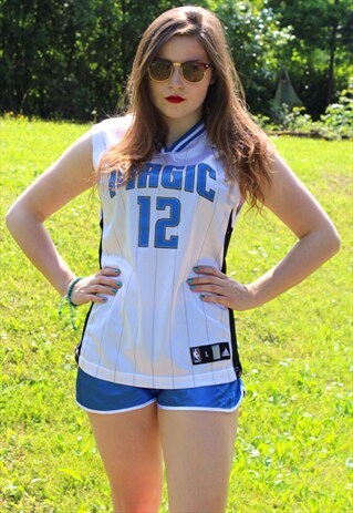 VINTAGE ADIDAS ORLANDO MAGIC NBA BASKETBALL JERSEY VEST