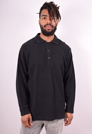 LEVI'S MENS VINTAGE JUMPER SWEATER XL BLACK 90S