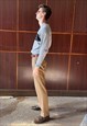 VINTAGE Y2K UNISEX SWEATER JUMPER RAVE OLD IN BLACK GREY