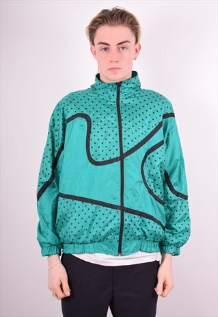 MENS VINTAGE JACKET MEDIUM GREEN 90S