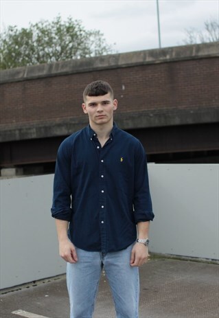 DARK BLUE RALPH LAUREN SHIRT