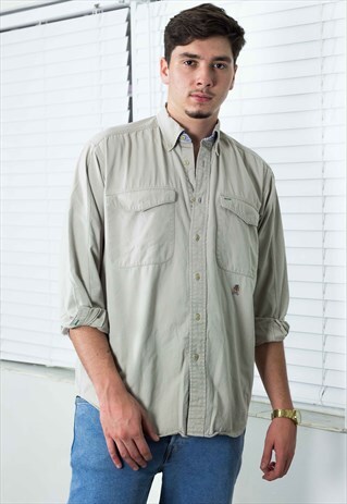 VINTAGE TOMMY HILFIGER SHIRT LOGO 90S S 14.3