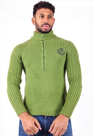 TOMMY HILFIGER 1/2 ZIP JUMPER AWK165