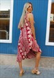 CASUAL SUMMER DRESS IN RED