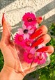 IPHONE 12 AND PRO 12 PRO DRIED FLOWERS CLEAR PHONE COVER