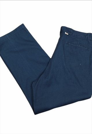 Dickies Chino Trousers In Navy Blue Size W40 L30