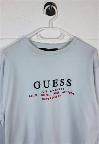 guess sweatshirt white
