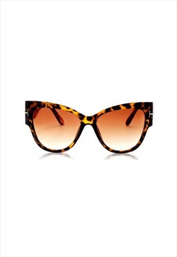 Chloee Oversized Sunglasses Leopard