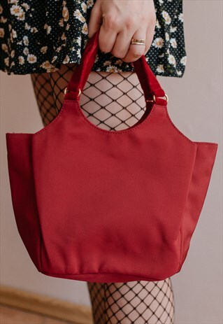 VINTAGE 90S' BURGUNDY BAG
