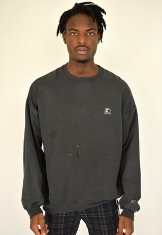 VINTAGE GREY STARTER SWEATSHIRT