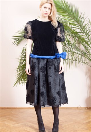AMAZING EIGHTIES VINTAGE DRESS