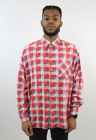 VINTAGE 90'S FLANNEL CHECK SHIRT