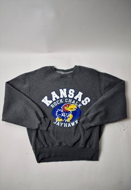 Vintage 90s Kansas Grey Sweatshirt 