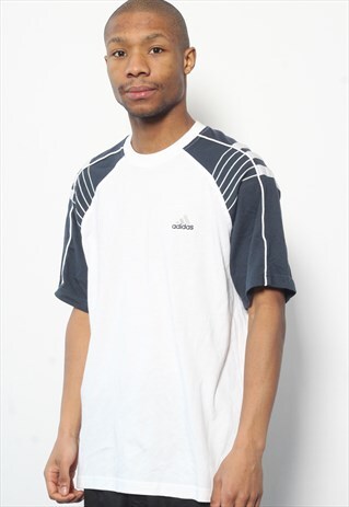 VINTAGE ADIDAS LOGO T-SHIRT WHITE