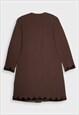 BROWN VALENTINO COAT