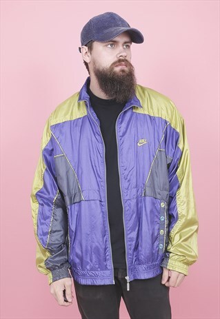 VINTAGE PURPLE NIKE SHELL JACKET /R14009