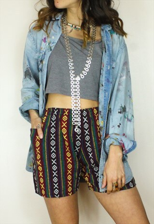 FAIRTRADE RAINBOW WOVEN SHORTS