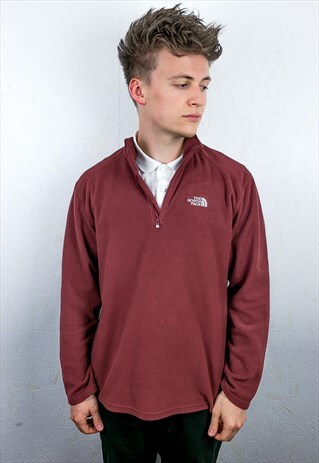 VINTAGE NORTH FACE 1/4 ZIP FLEECE
