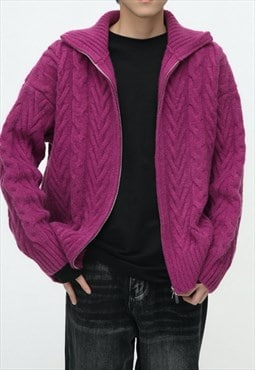 Men's Thick hess solid color cardigan AW2023 VOL.2