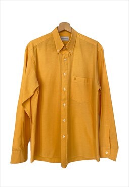 Pastel orange vintage Givenchy shirt for women L
