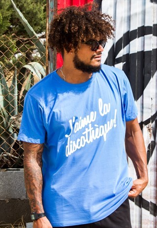 DISCOTHEQUE FRENCH BLUE T-SHIRT