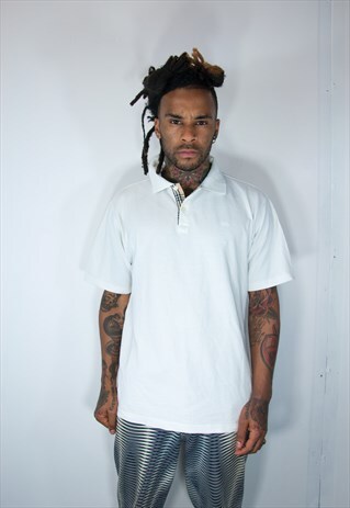 BURBERRY CREAM POLO SHIRT