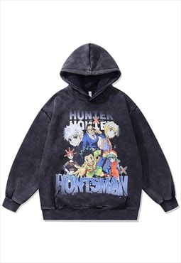 Anime hoodie Hunter Huntsman pullover Japanese cartoon top