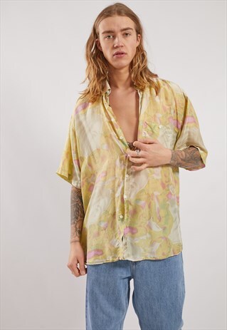 VINTAGE PATTERNED SHORT SLEEVE SHIRT