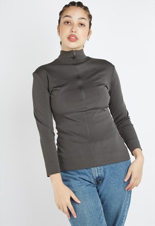 VINTAGE MOSCHINO 1/2 ZIP TOP
