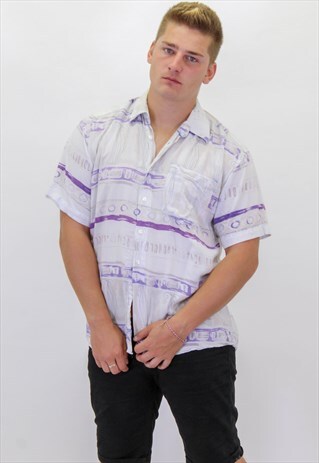VINTAGE CRAZY PATTERN FESTIVAL SHIRT