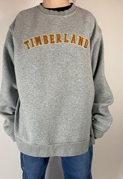 Vintage timberland spellout sweatshirt 