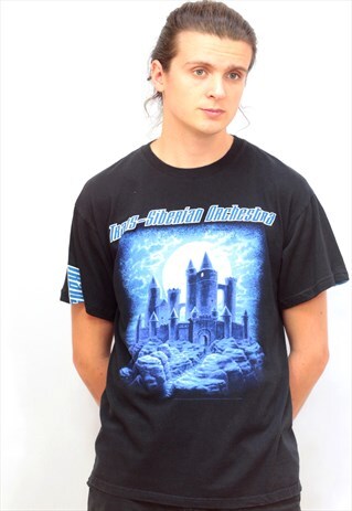 VINTAGE GRAPHIC 'TRANS-SIBERIAN ORCHESTRA' PRINT T-SHIRT