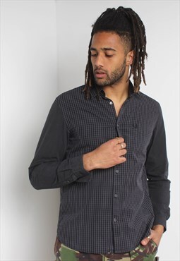 Vintage Fred Perry Long Sleeve Check Shirt Multi