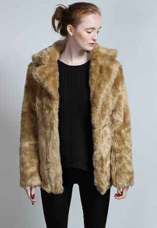 VINTAGE FAUX FUR JACKET