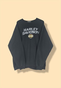 Vintage Harley Davidson Sweatshirt in Black XXL